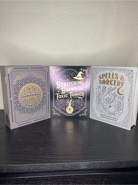 NEW Target Bullseyes Playground Halloween 2026 Spells Wood Book Decor Set of 3